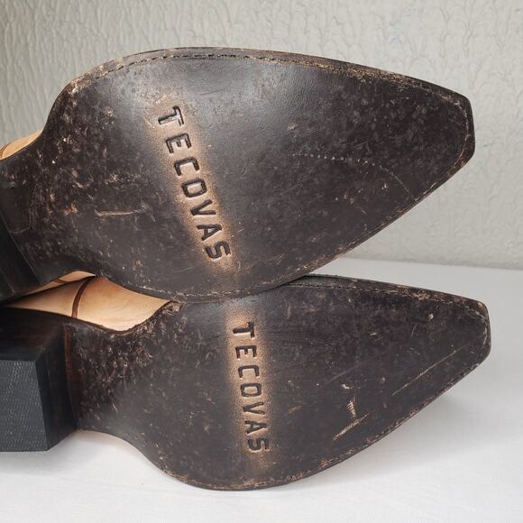 Tecovas By Kristopher Brock The Sadie Leather Boots Womens 9.5 Western SAMPLE - Picture 15 of 16